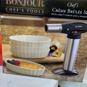 Bonjour chef Tools crème brûlée set
